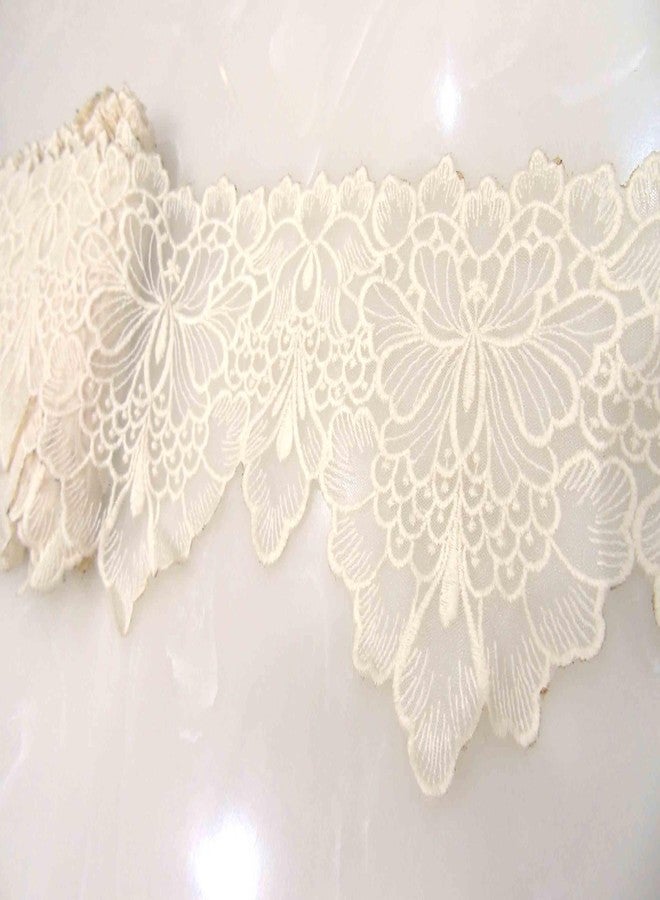 Strala Off- White Color Laces for Dresses, Sarees, Lehenga, Suits, Bags, Decorations, Borders, Crafts and Home Décor,Blouse (3 mtr) Design-962 - Image 2